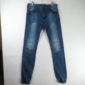 Syndicate Premium Denim Collection Jogger Size 33 Slim Fit Medium Blue Wash